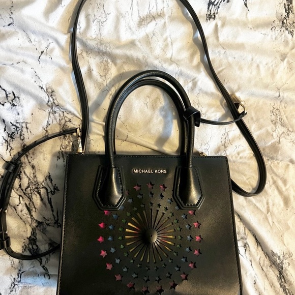 Michael Kors Mercer Medium Modern Disco leather crossbody - Picture 3 of 5